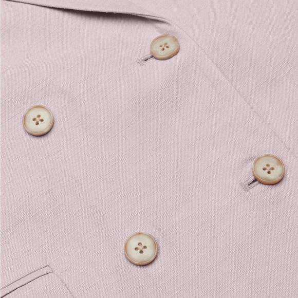 Aritzia wilfred lilac linen destiny blazer sz 0 new - Picture 10 of 16